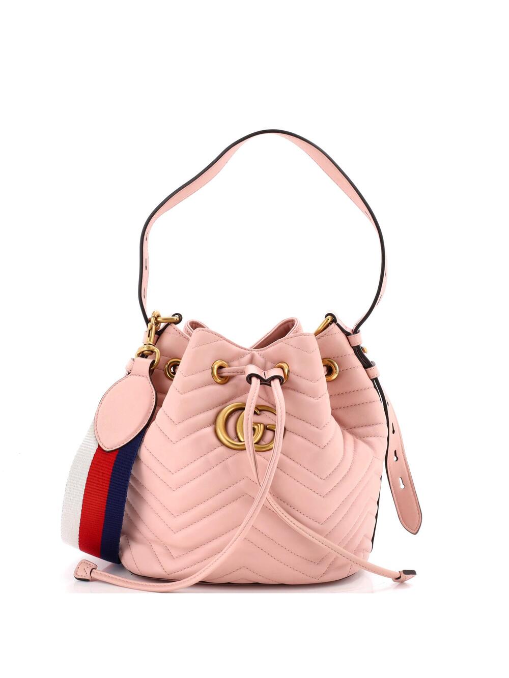Gucci Gg Marmont Bucket Bag Matelasse #347780G13B